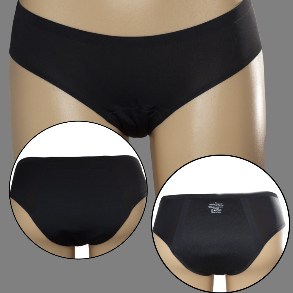 Culotte noire sans trace (Flux abondants)👙 3 culotte achetée = Livraison gratuite