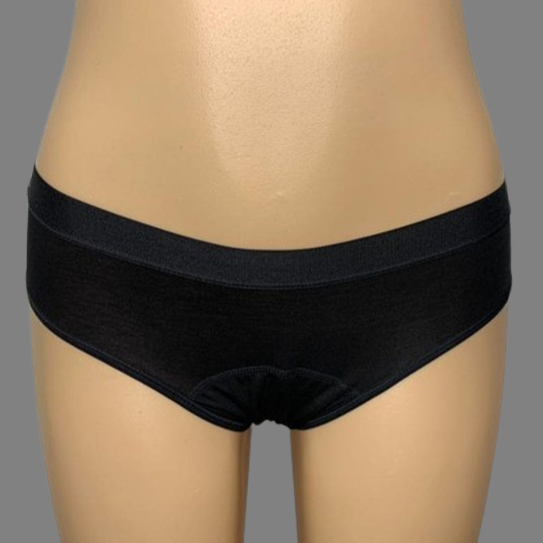 Culotte noire avec gaine (Flux légers)👙 3 culotte achetée = Livraison gratuite