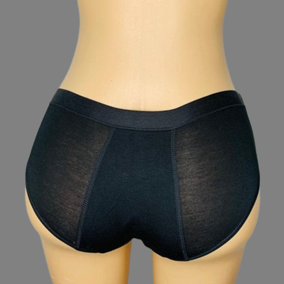 Culotte noire avec gaine (Flux légers)👙 3 culotte achetée = Livraison gratuite