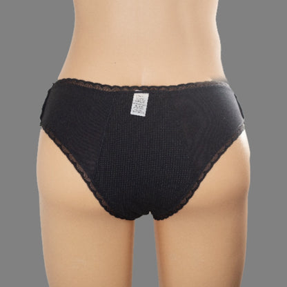 Culotte dentelle noire (Flux moyens)👙 3 culotte achetée =  Livraison gratuite