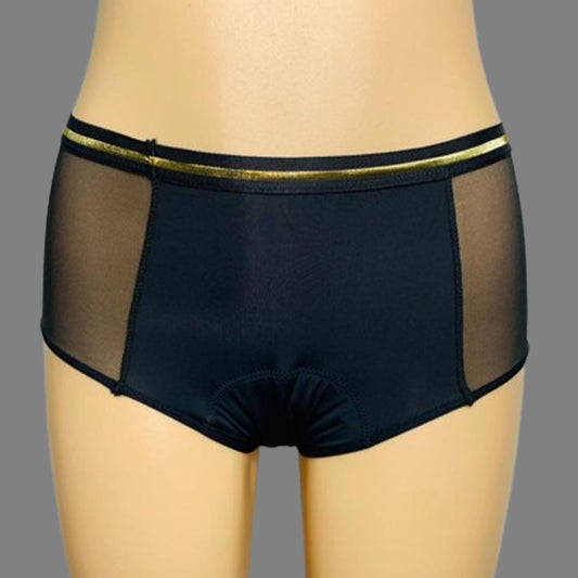 Culotte Noir avec or (Flux très abondants)👙 3 culotte achetée =  Livraison gratuite